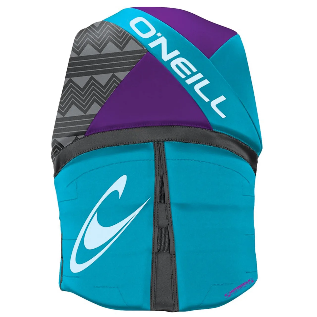 O'Neill Reactor (Turquoise/UV/Graphite) USCG Women's Life Jacket 2022