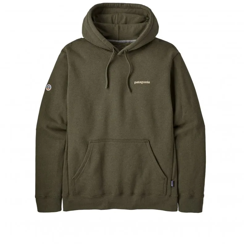 Patagonia Fitz Roy Icon Uprisal Pullover Hooded Sweatshirt (Basin Green)