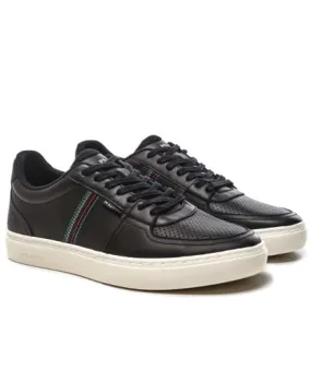 Paul Smith Black Leather Margate Trainers | Jules B