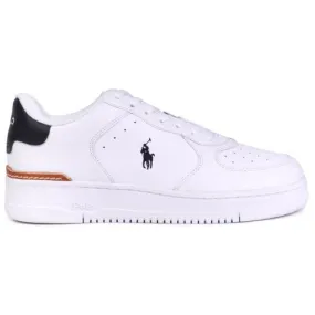 Polo Ralph Lauren Masters Mens Trainers | White/Black - 809891791003