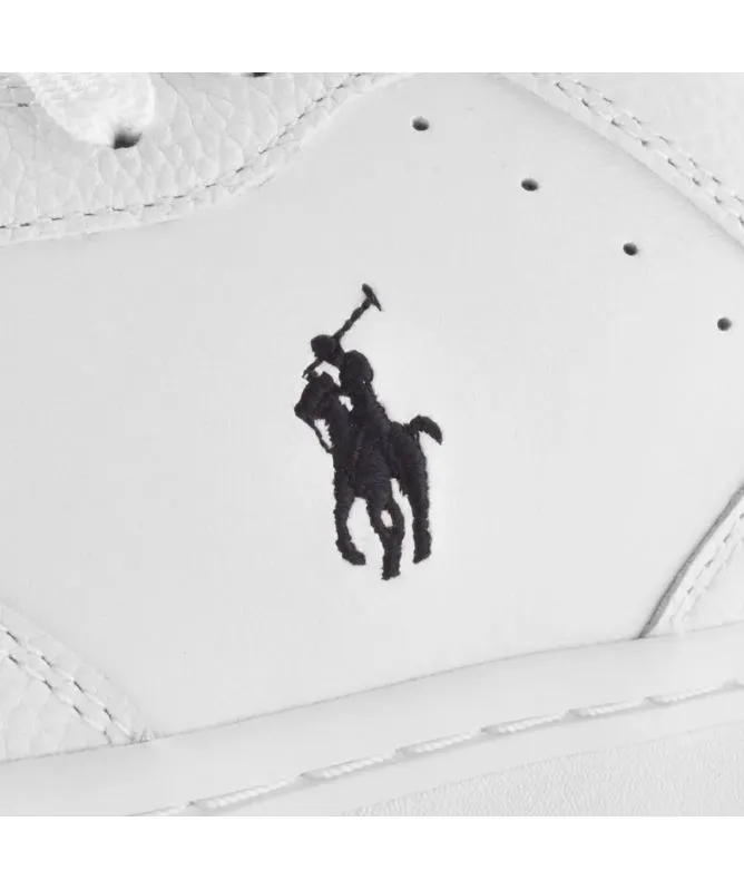 Polo Ralph Lauren Masters Mens Trainers | White/Black - 809891791003