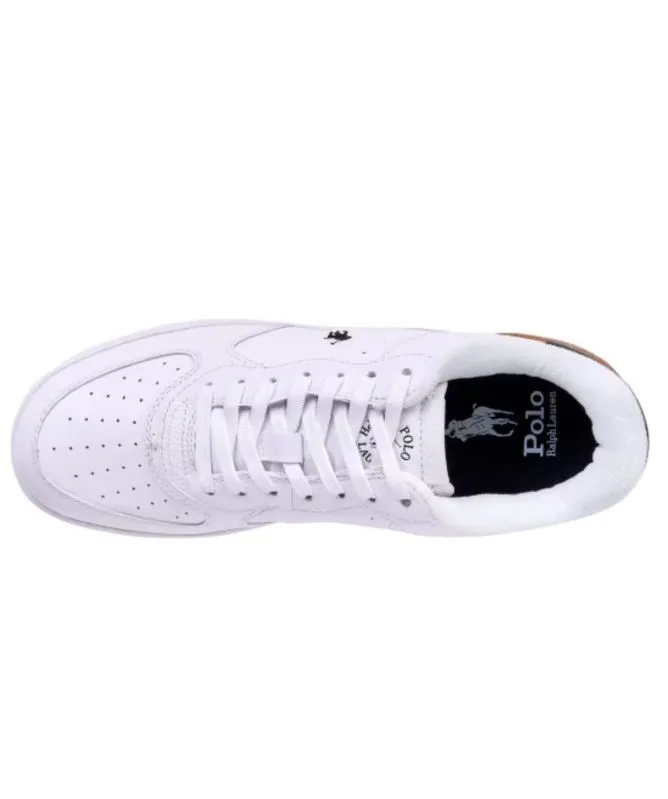 Polo Ralph Lauren Masters Mens Trainers | White/Black - 809891791003