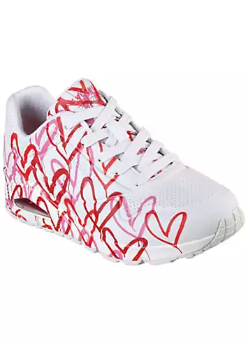 Printed Uno-Spread The Love Trainers by Skechers | Look Again