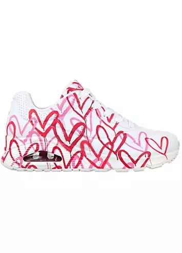 Printed Uno-Spread The Love Trainers by Skechers | Look Again