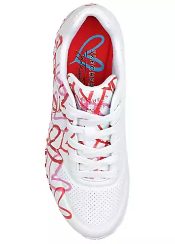 Printed Uno-Spread The Love Trainers by Skechers | Look Again