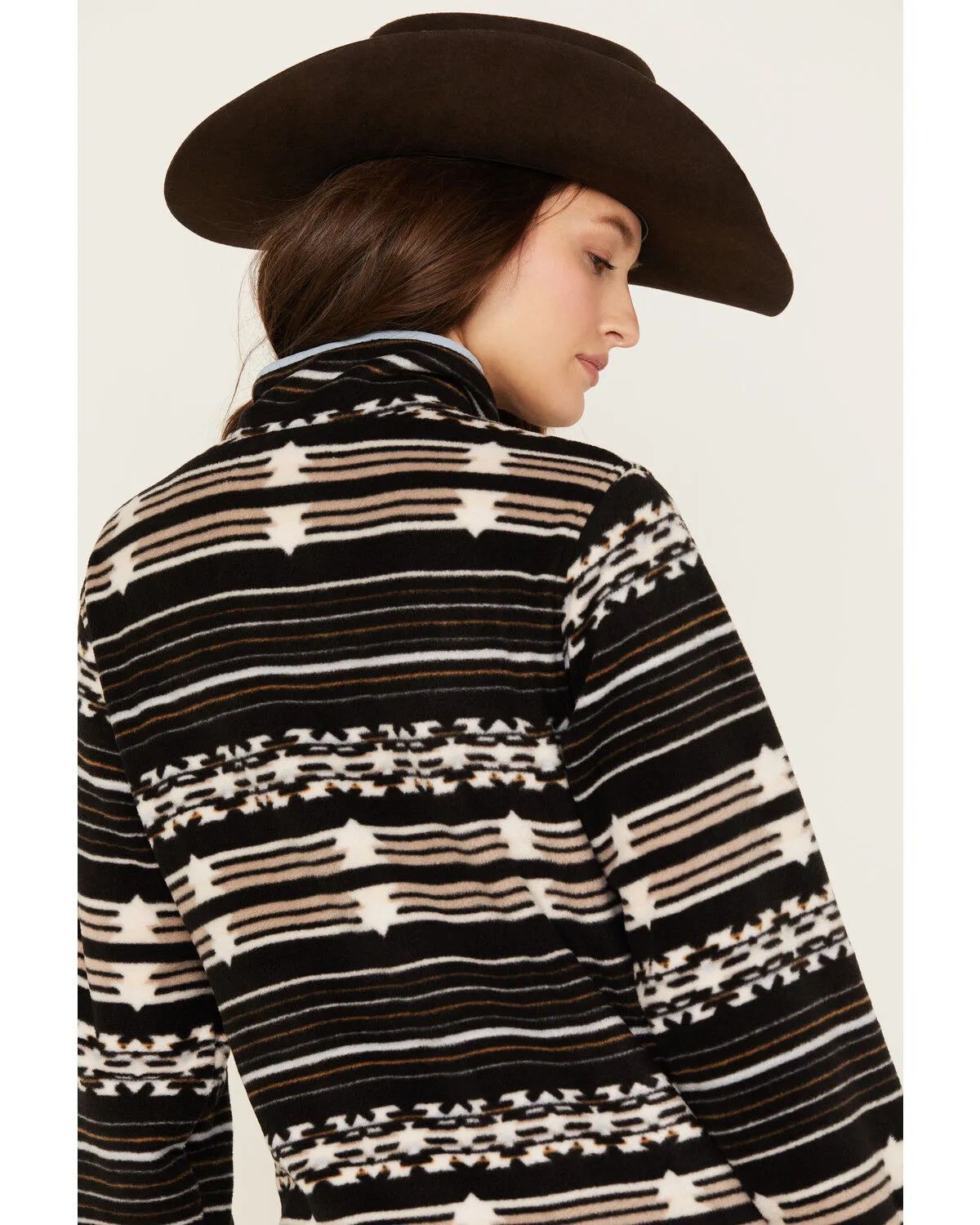 Product Name:  Cinch Women's Southwestern Striped Polar Fleece Pullover