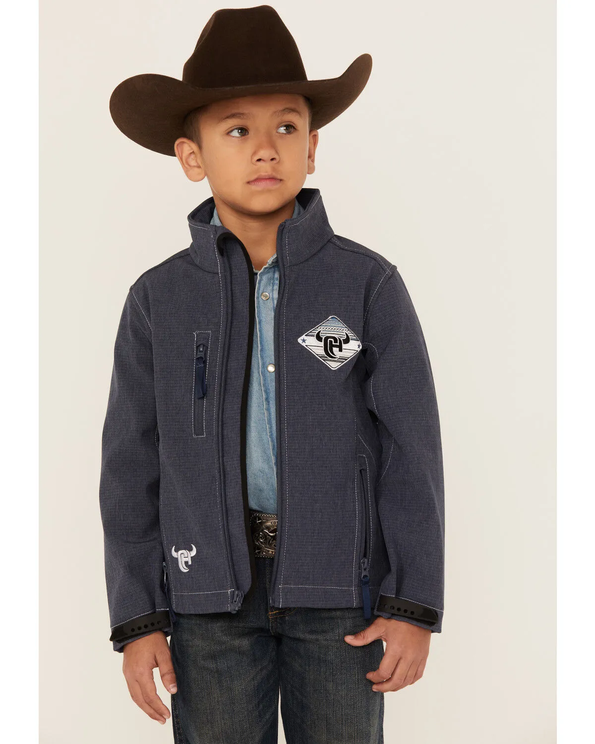 Product Name:  Cowboy Hardware Boys' Built Tough Shield Poly Shell Jacket