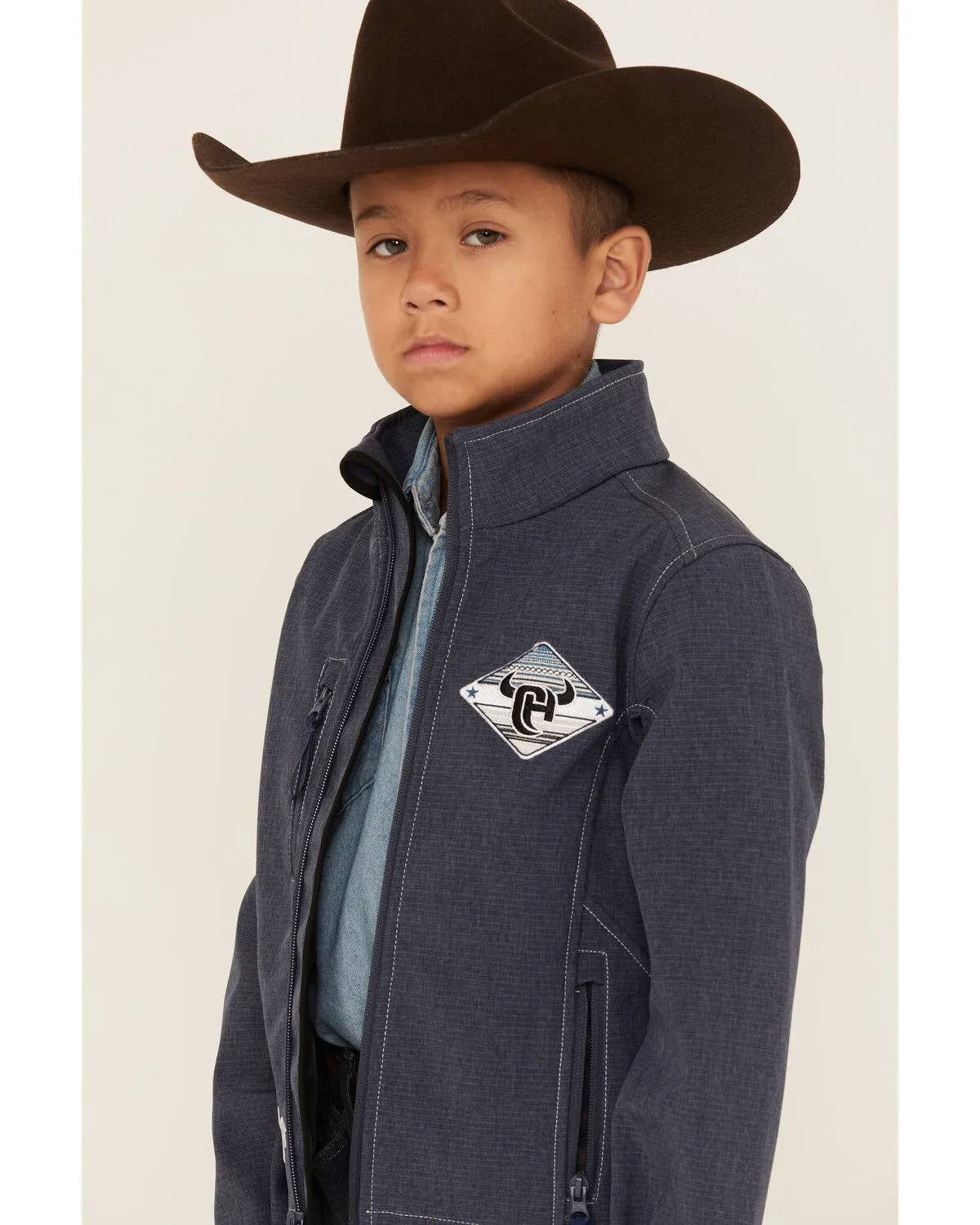 Product Name:  Cowboy Hardware Boys' Built Tough Shield Poly Shell Jacket