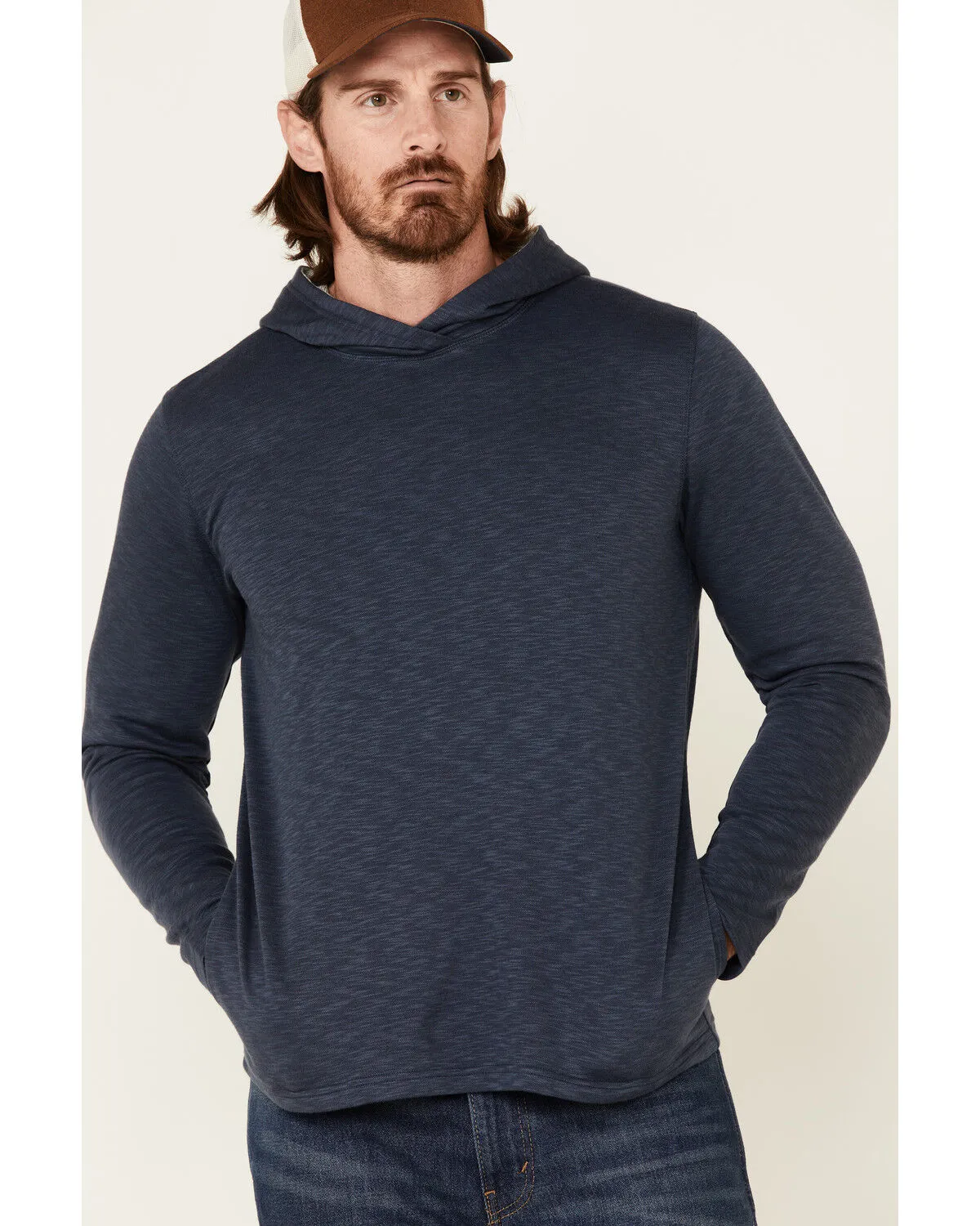 Product Name:  North River Men's Solid Modal Hooded Pullover