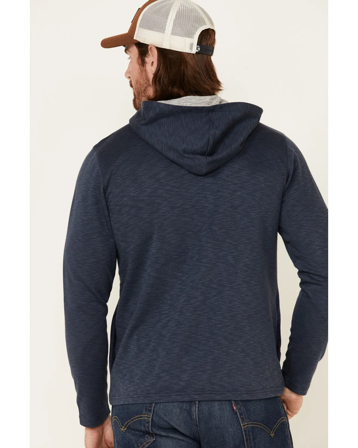 Product Name:  North River Men's Solid Modal Hooded Pullover