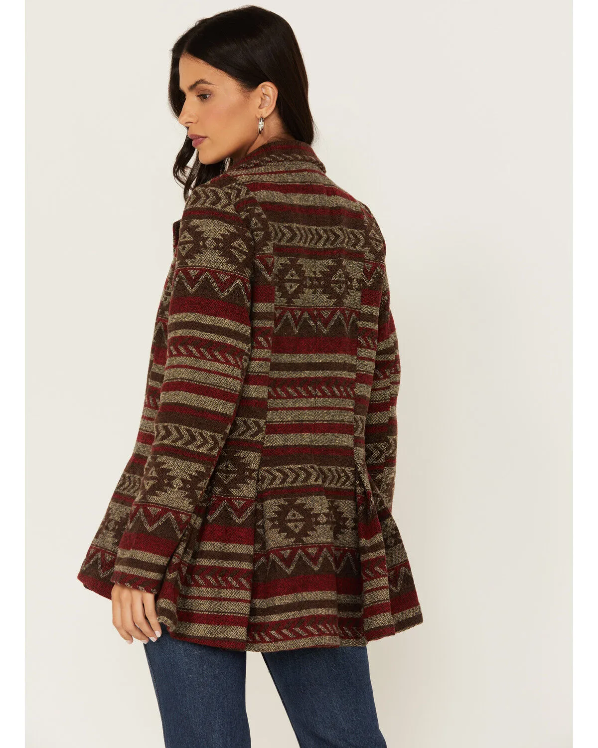 Product Name:  Outback Trading Co. Women's Southwestern Stripe Print Blaire Jacket