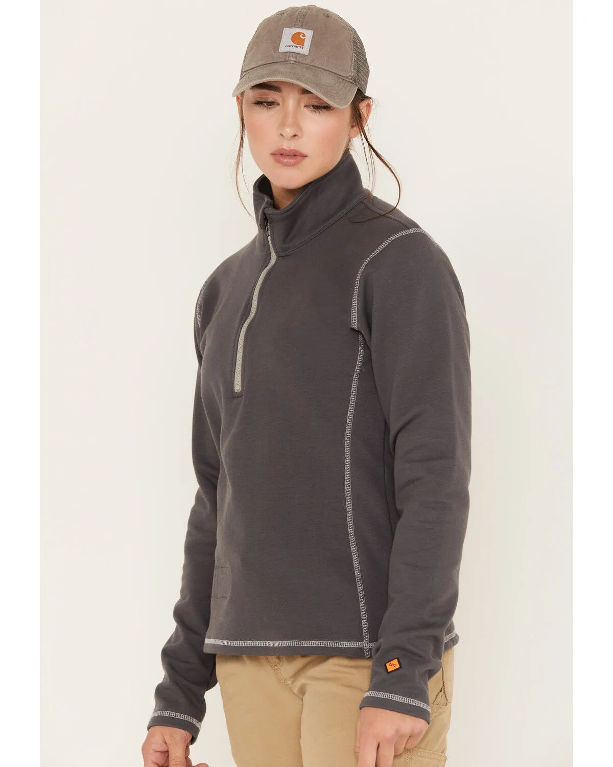 Product Name:  Wrangler Women's FR Quarter-Zip Pullover