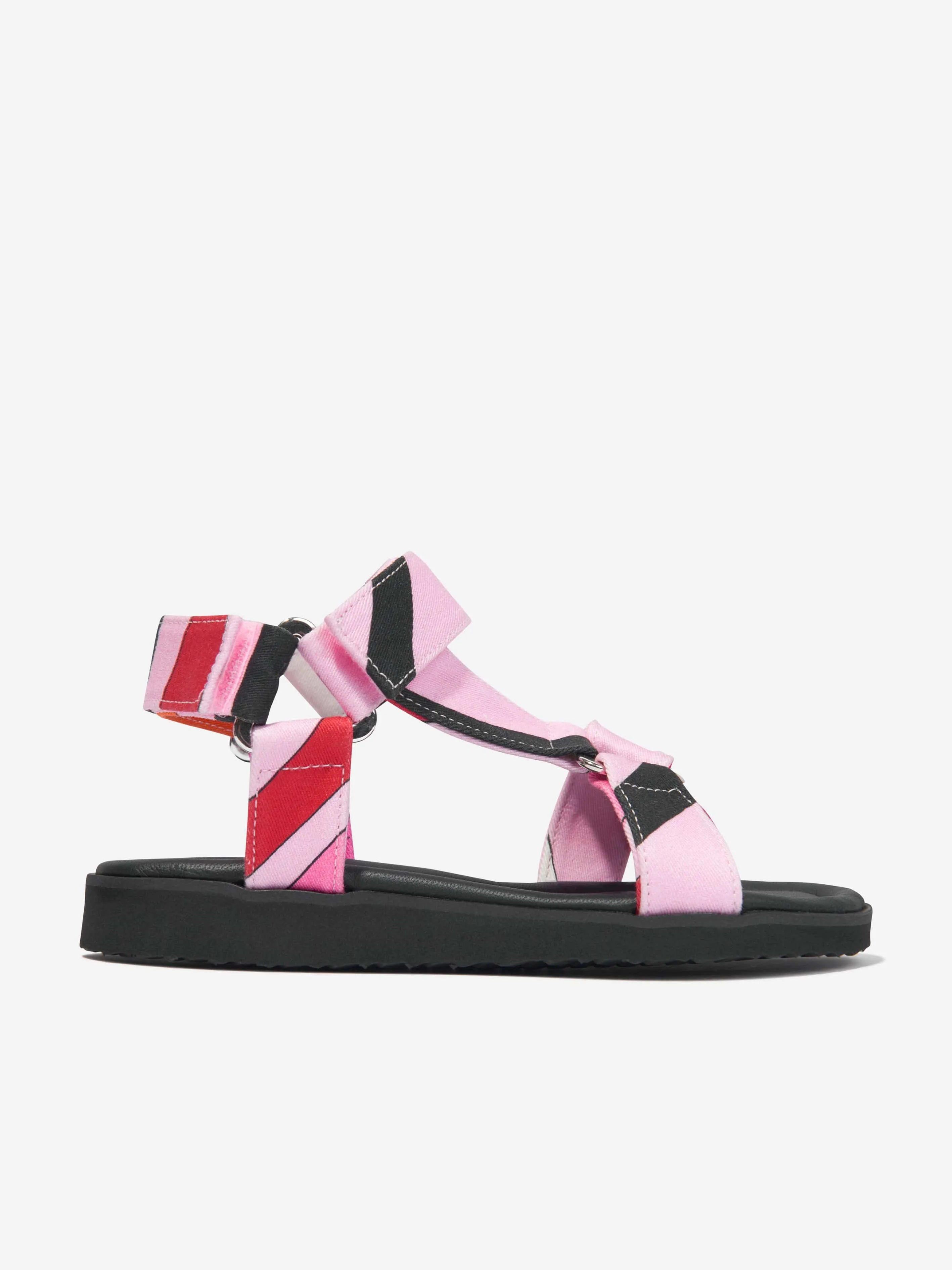 Pucci Girls Marmo Print Sandals in Multicolour