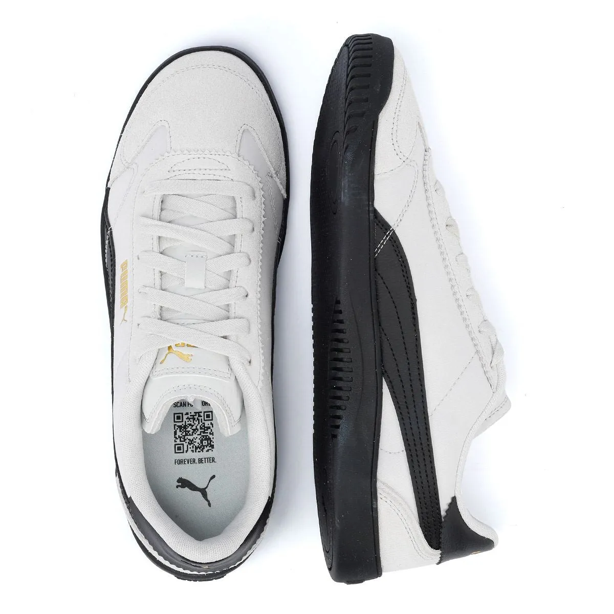 Puma Club 5V5 White/Black Trainers