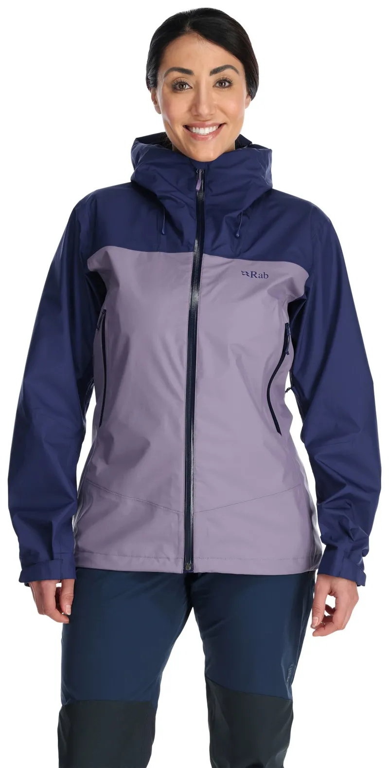 Rab Womens Arc Eco Jacket - Patriot Blue-Purple Sage