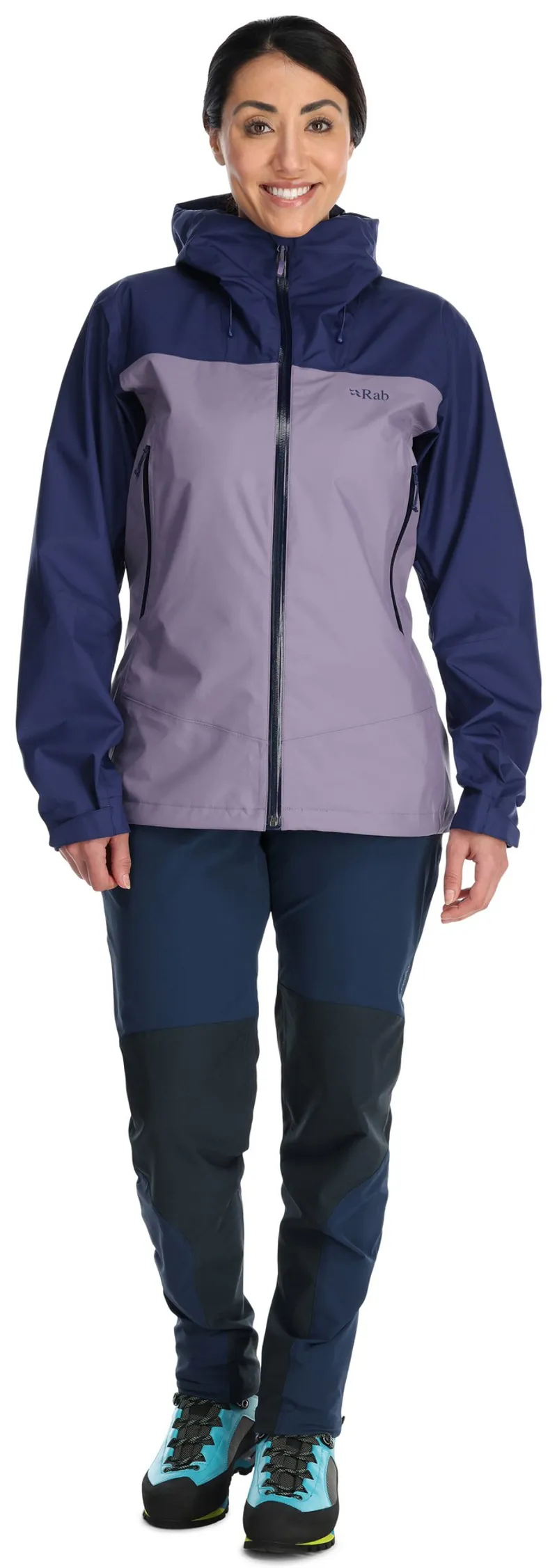 Rab Womens Arc Eco Jacket - Patriot Blue-Purple Sage