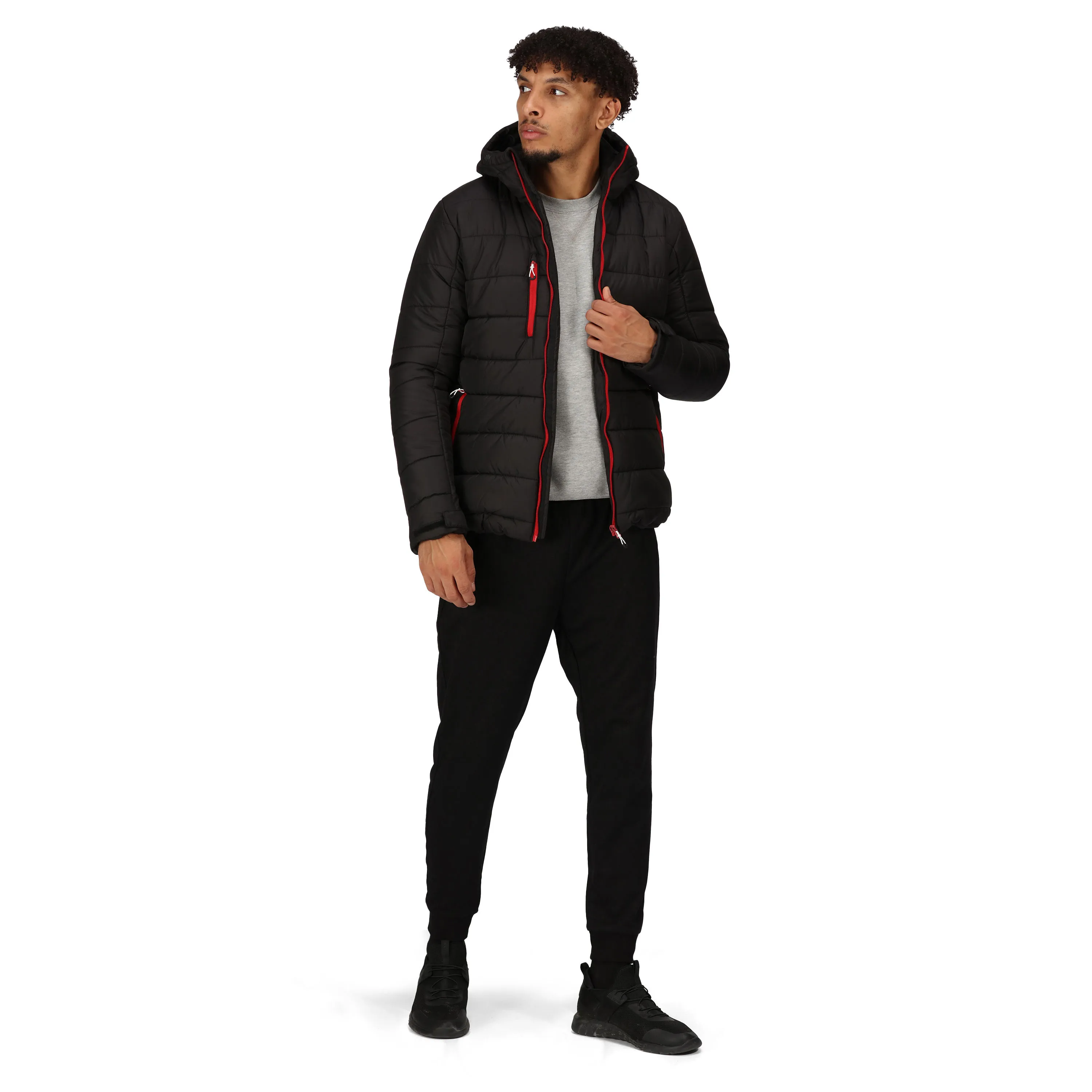 Regatta Navigate Thermal Jacket Black/Classic Red