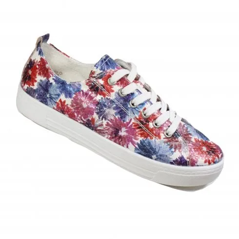 Remonte D0900-91 | Multi Coloured Floral | Womens Trainers