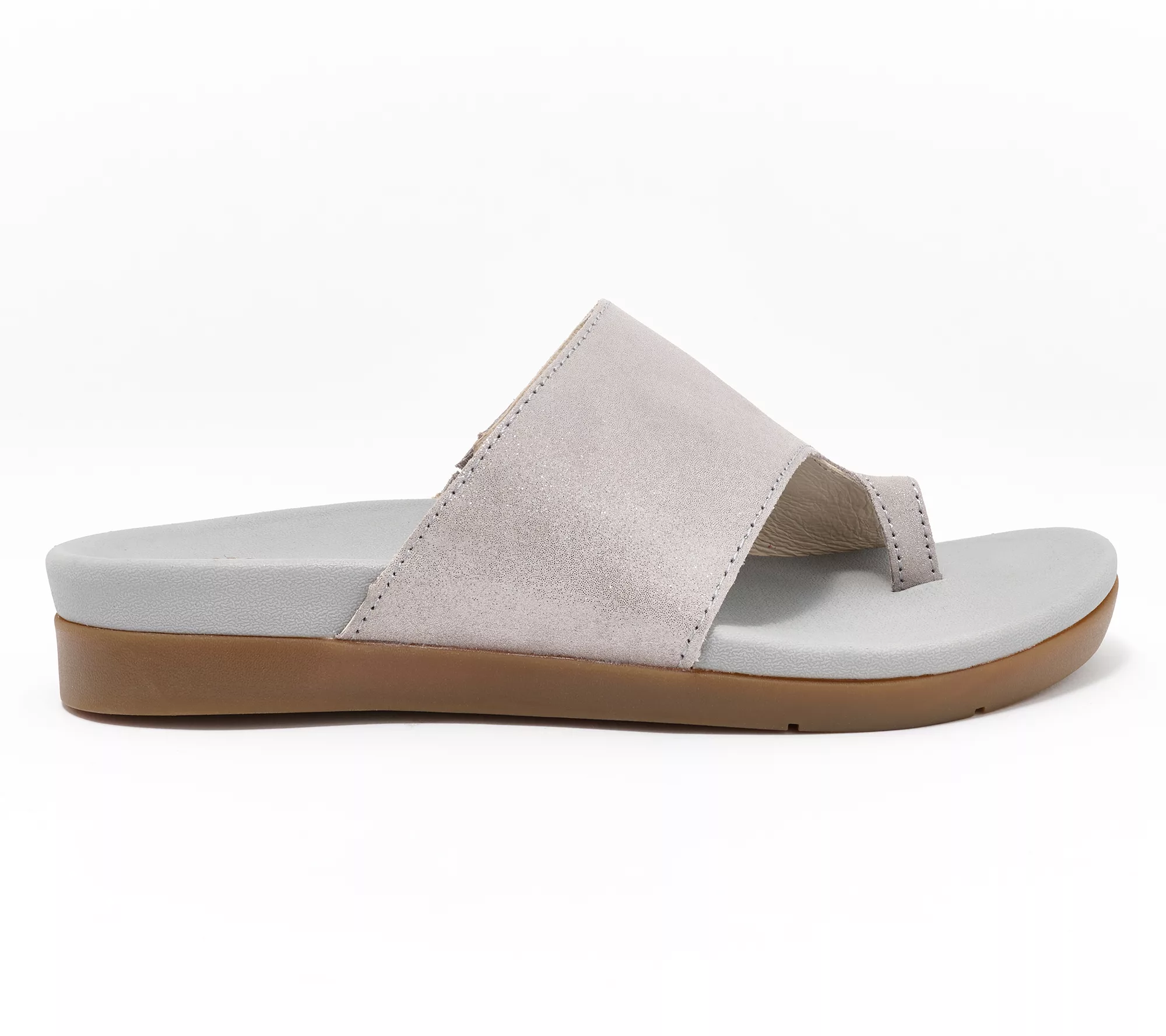 Revitalign Orthotic Suede Toe-Loop Sandals - Sandbridge