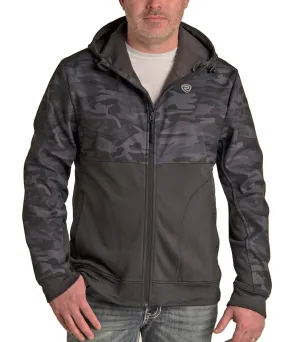 Rock & Roll Cowboy Men's Camo Print Softshell Jacket