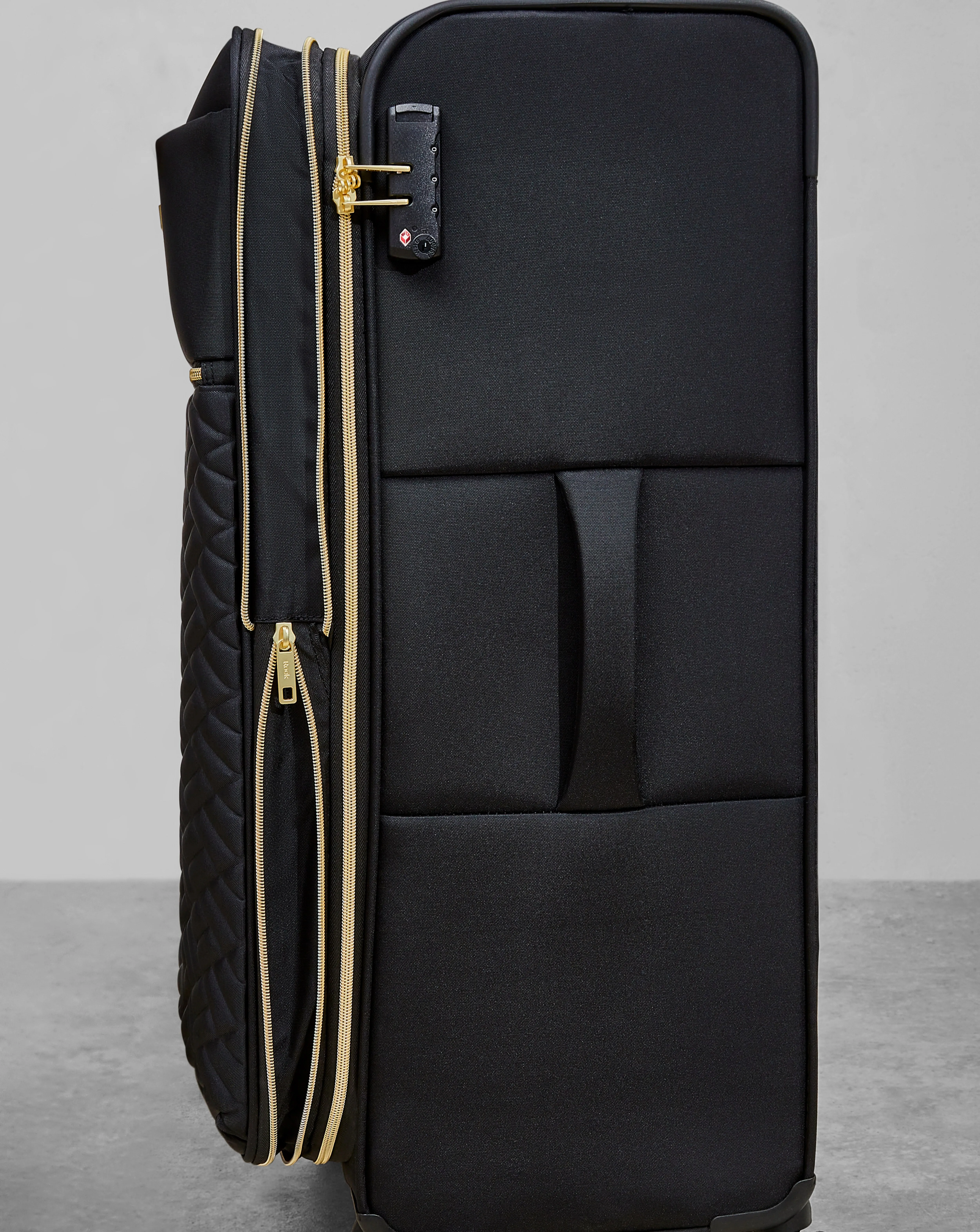 Rock Sloane Medium Suitcase Black | Simply Be