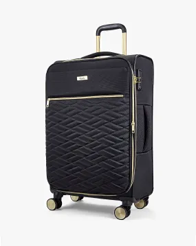 Rock Sloane Medium Suitcase Black | Simply Be