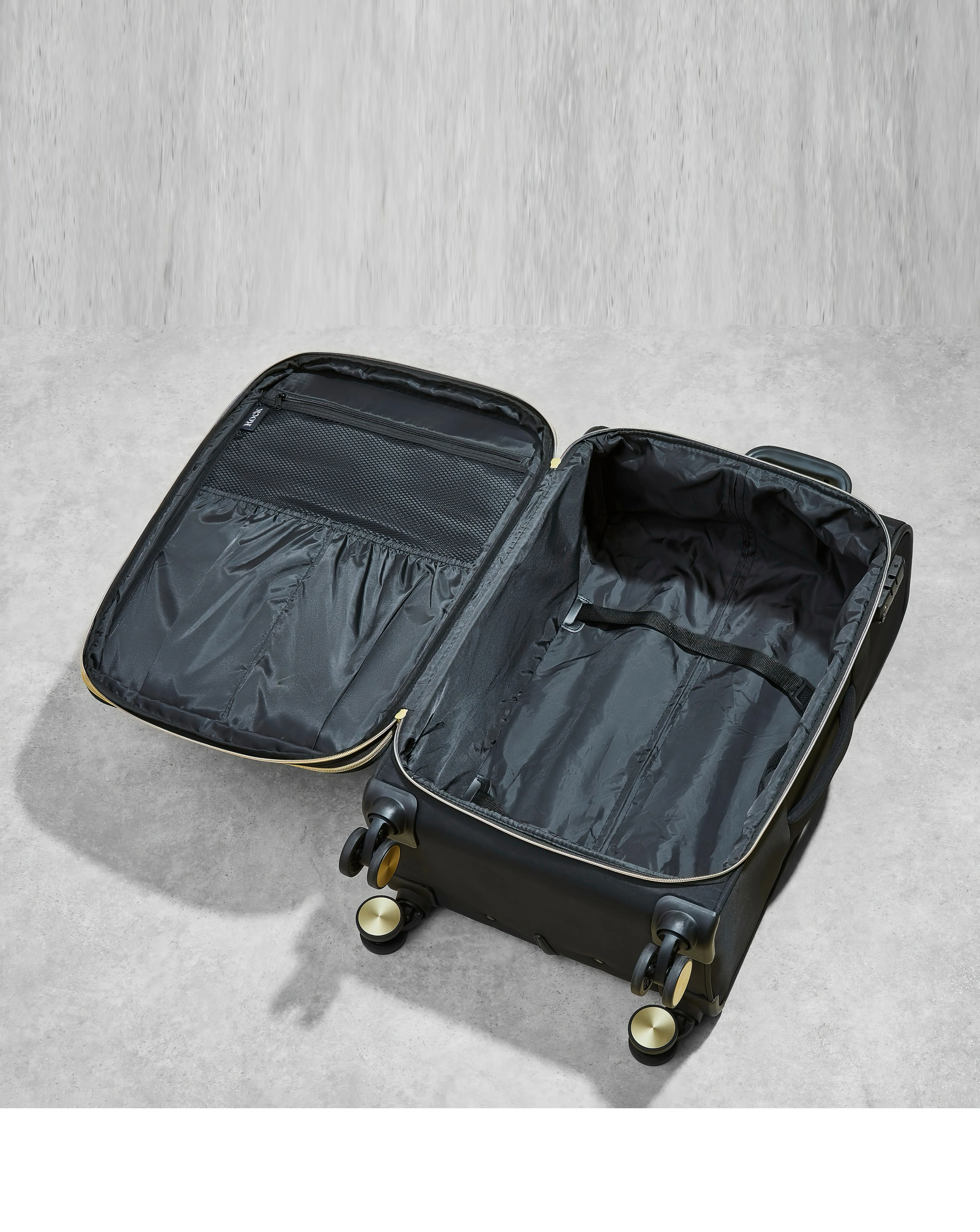 Rock Sloane Medium Suitcase Black | Simply Be