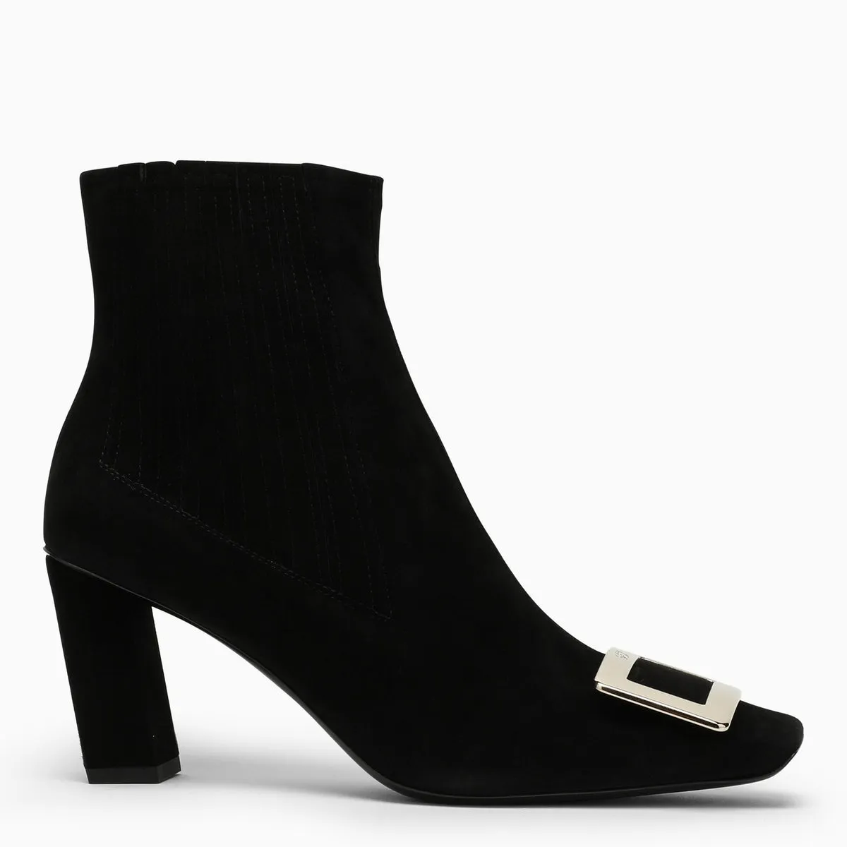 Roger Vivier    Roger Vivier Black Belle Vivier Chelsea Boot