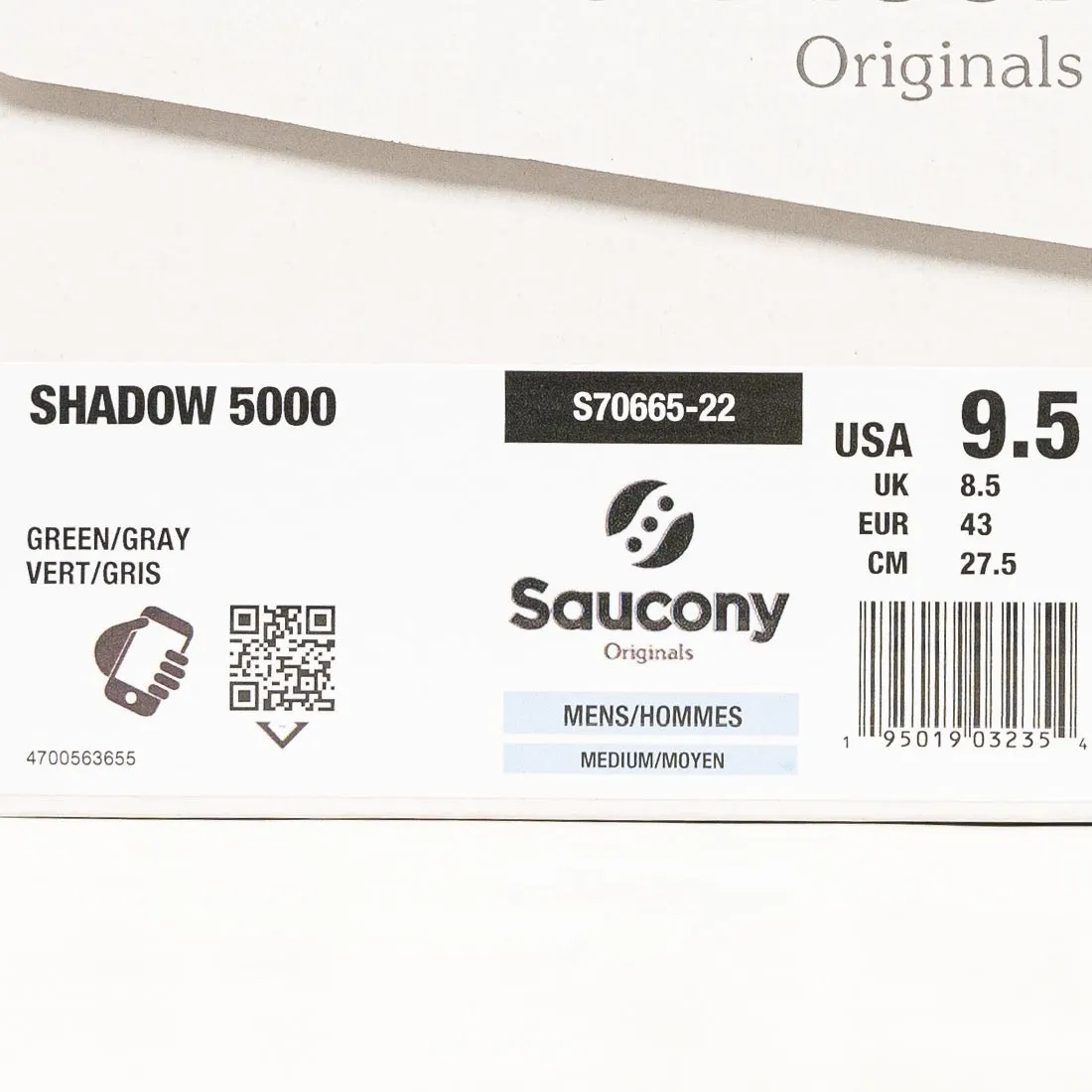 Saucony Men Shadow 5000 (green / gray)