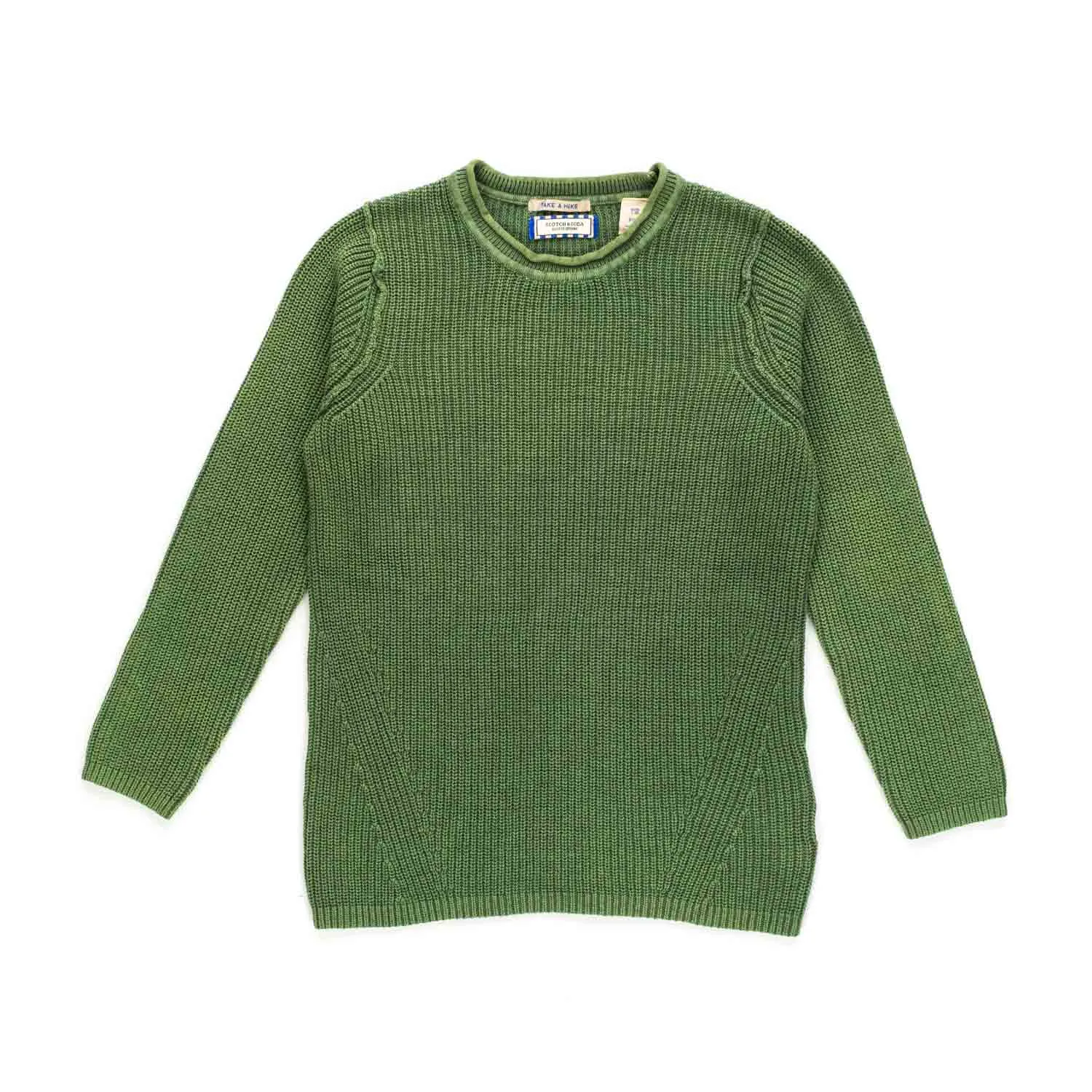 Scotch & Soda Green Pullover For Boys