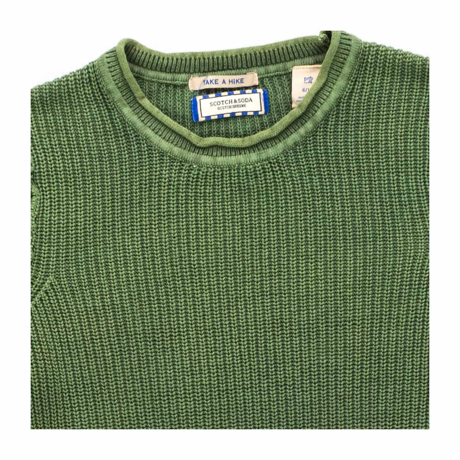 Scotch & Soda Green Pullover For Boys