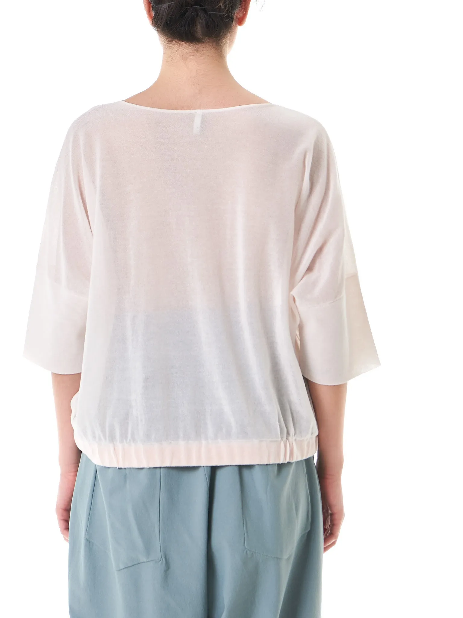 Sheer Draped Pullover (3220-N2)