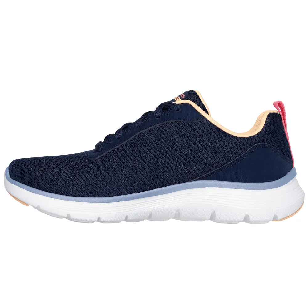 Skechers Flex Appeal 5.0 Navy and Multi Trainers