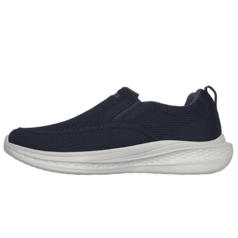 Skechers Mens Relaxed Fit: Slade Slip On Trainers in Navy