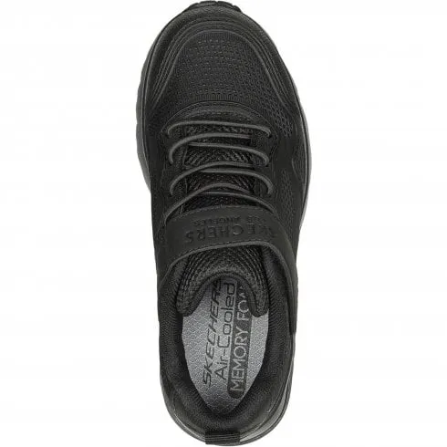 Skechers Uno Lite - Worlo | Black | Childrens School Trainers