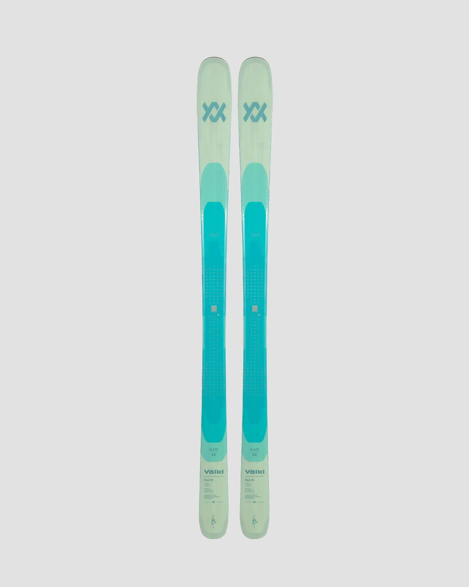 Skis Volkl Blaze 86 FLAT with bindings Marker Squire 11 90mm 7424x1.mr v2410137-nd1