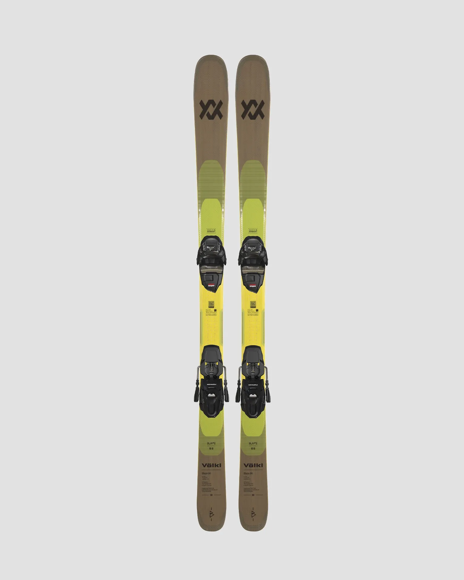 Skis Volkl Blaze 86 with bindings Marker Squire 11 TCX D 90mm 6760v1.ma v2410138-nd1