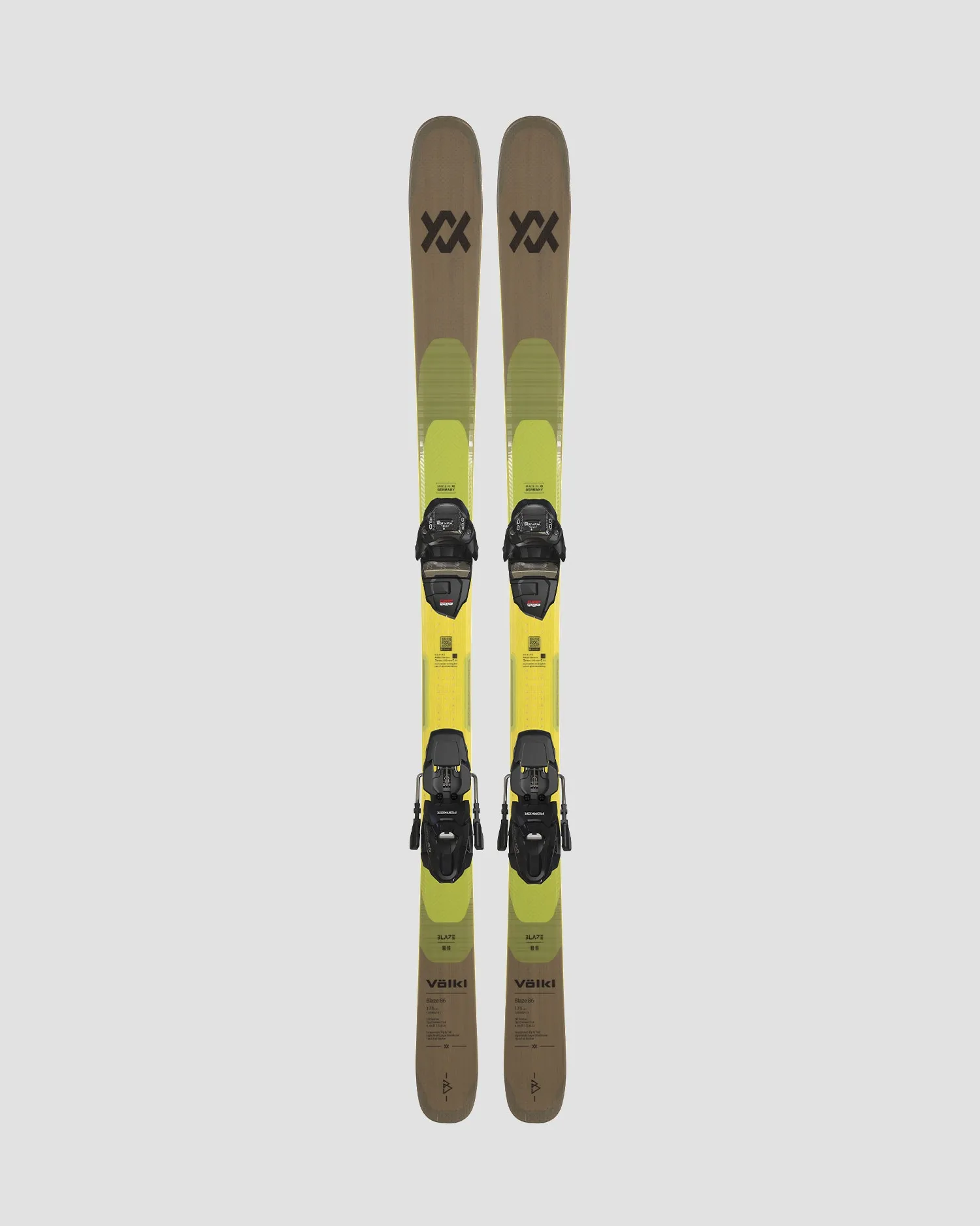 Skis Volkl Blaze 86 with bindings Marker Squire 11 TCX D 90mm 6760v1.ma v2410138-nd1