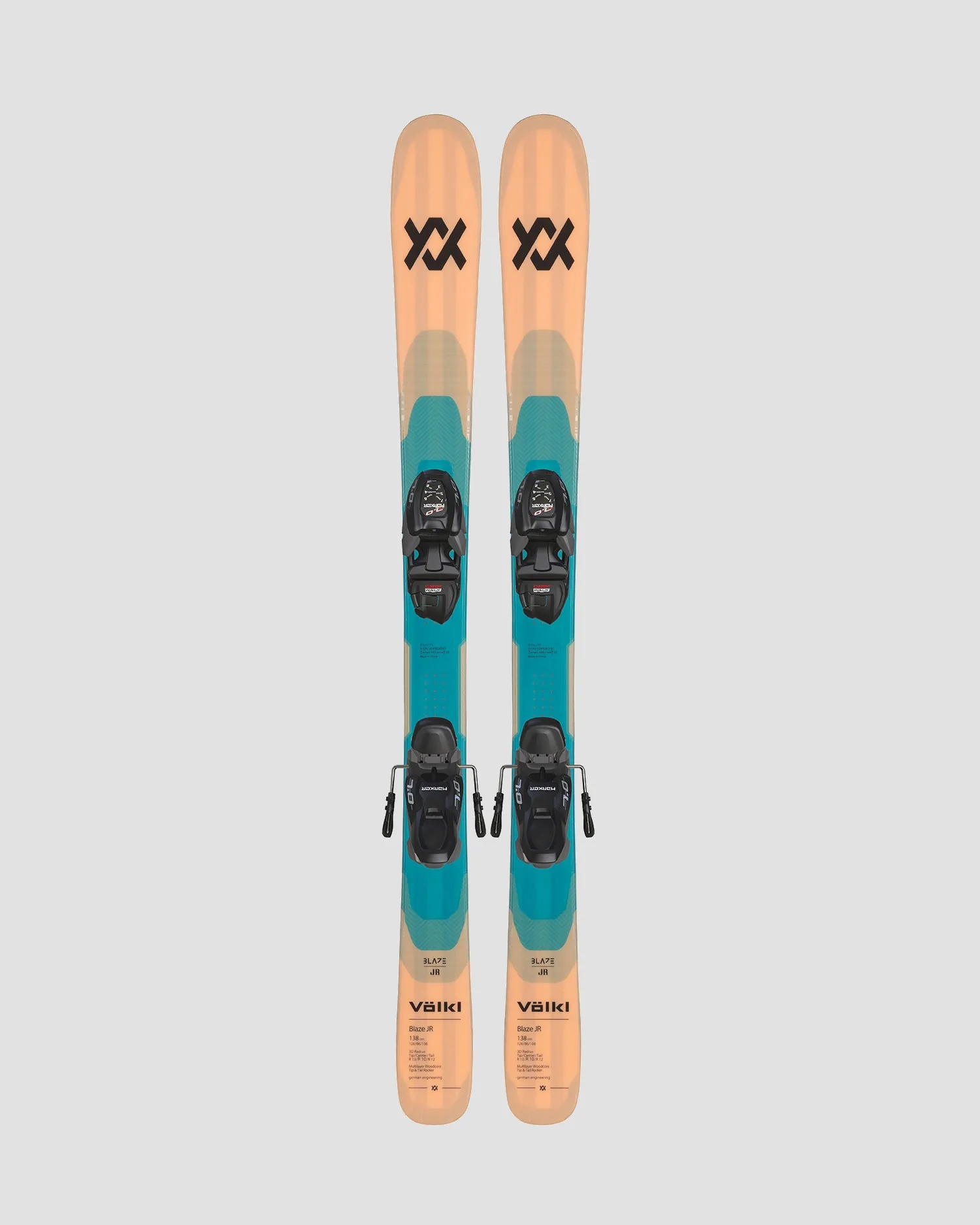 Skis Volkl Blaze Junior with bindings Marker 4.5 vMotion Jr. 86mm 6162x1.vc v2410265-nd