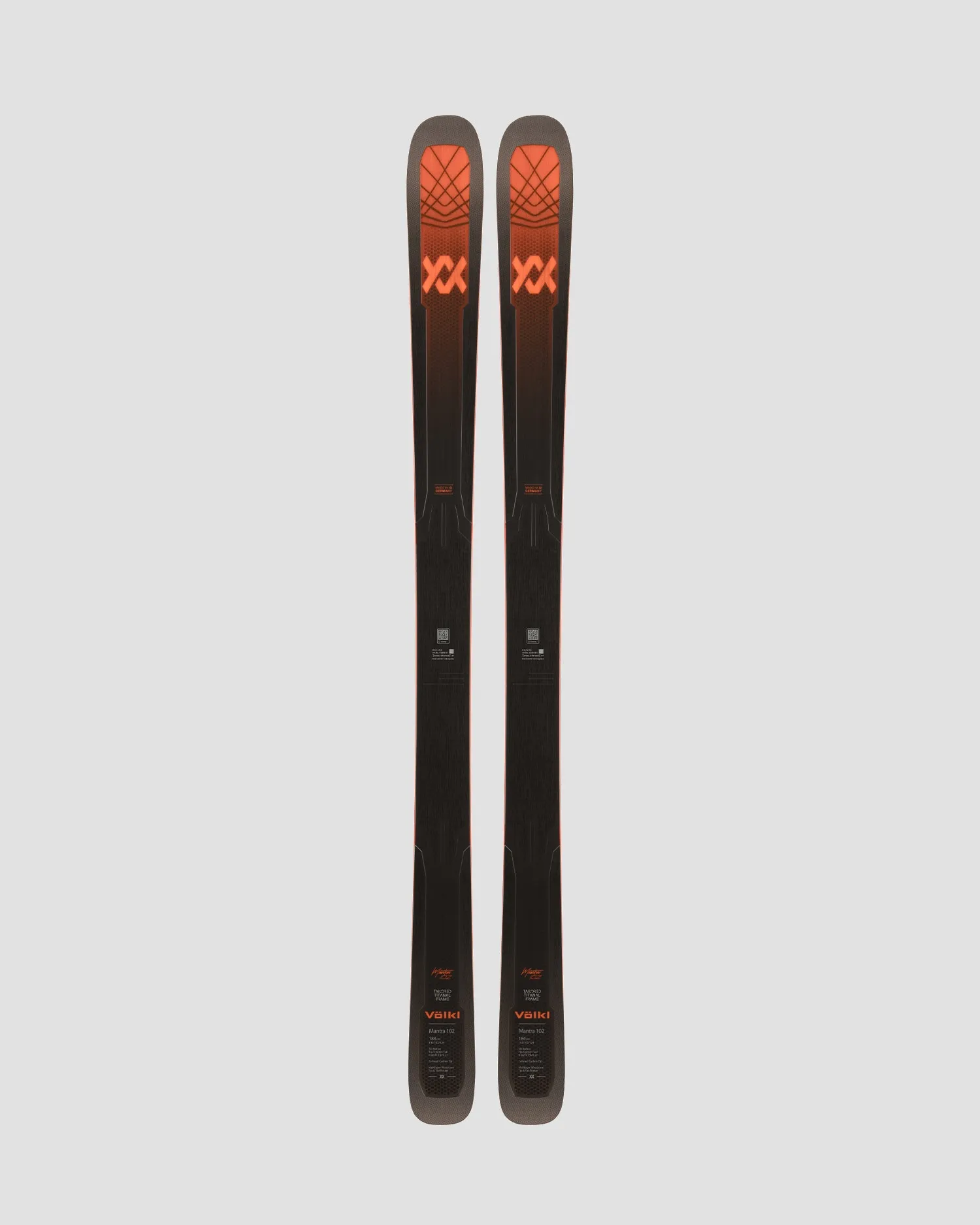 Skis Volkl Mantra 102 FLAT with bindings Marker Griffon 13 ID 110mm 7524u1.gc v2410111-nd3