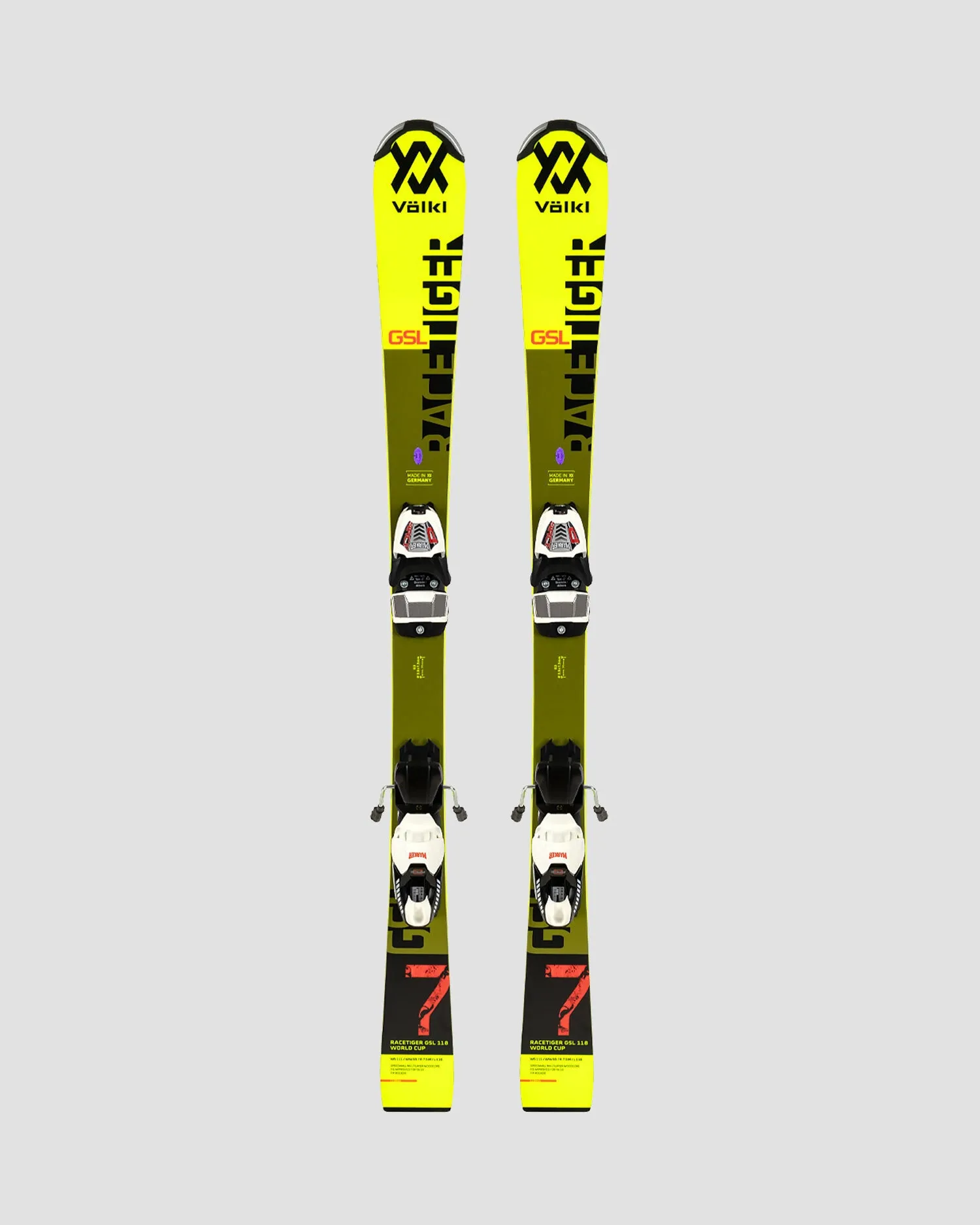 Skis without bindings Volkl Racetiger GSL R JR FLAT 119844y-nd