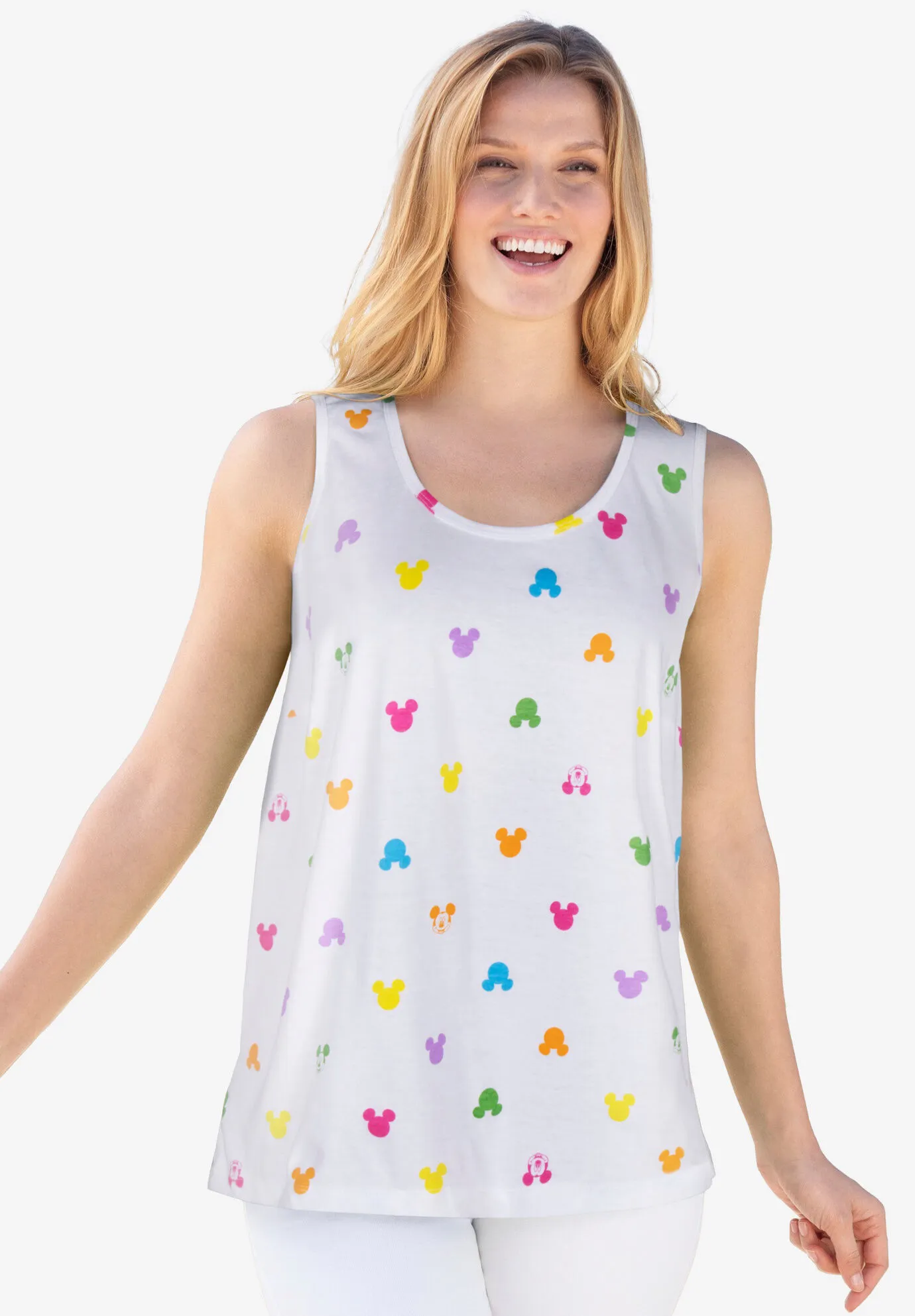 Sleeveless Mickey Heads Tank