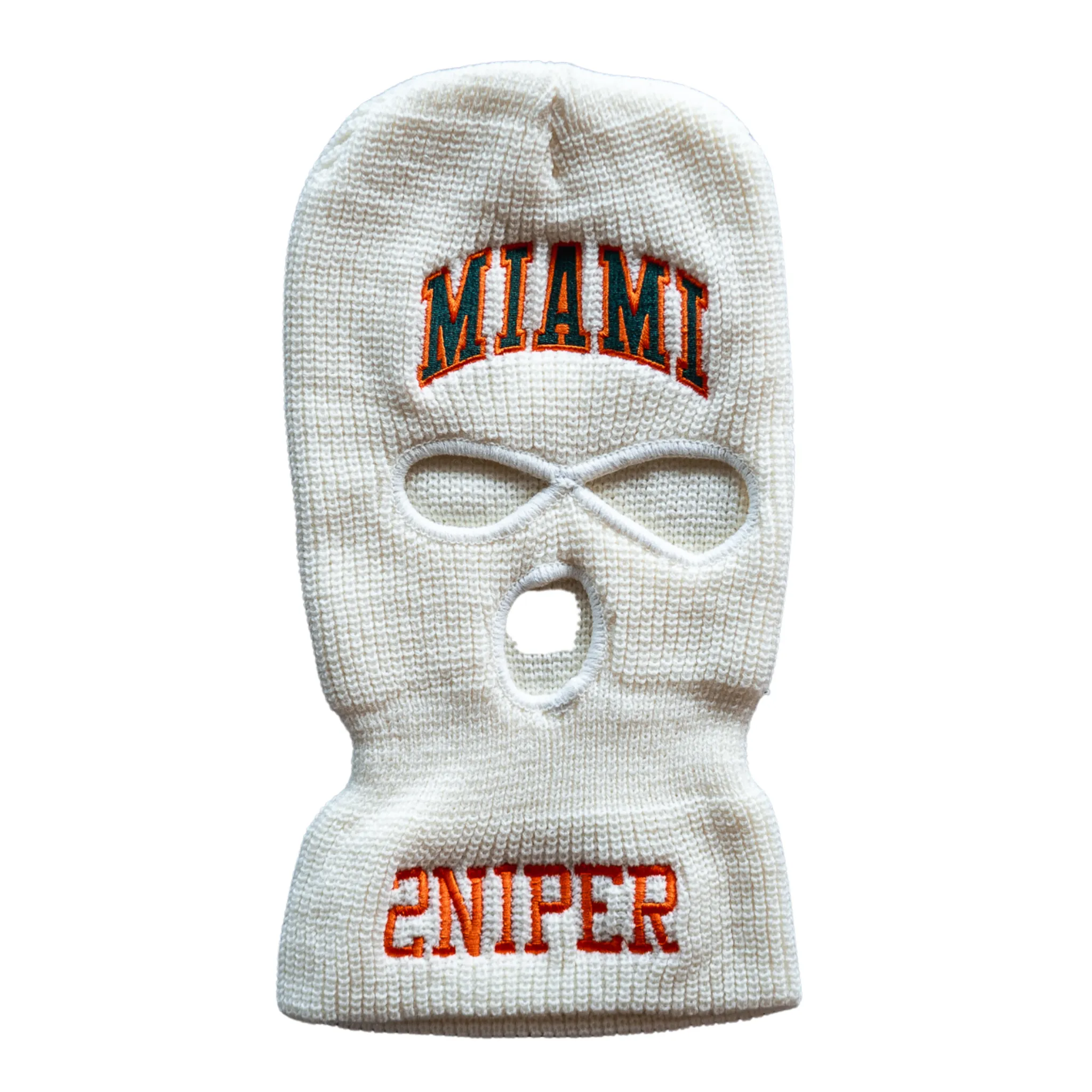 Sniper Gang Canes Ski Mask (White)