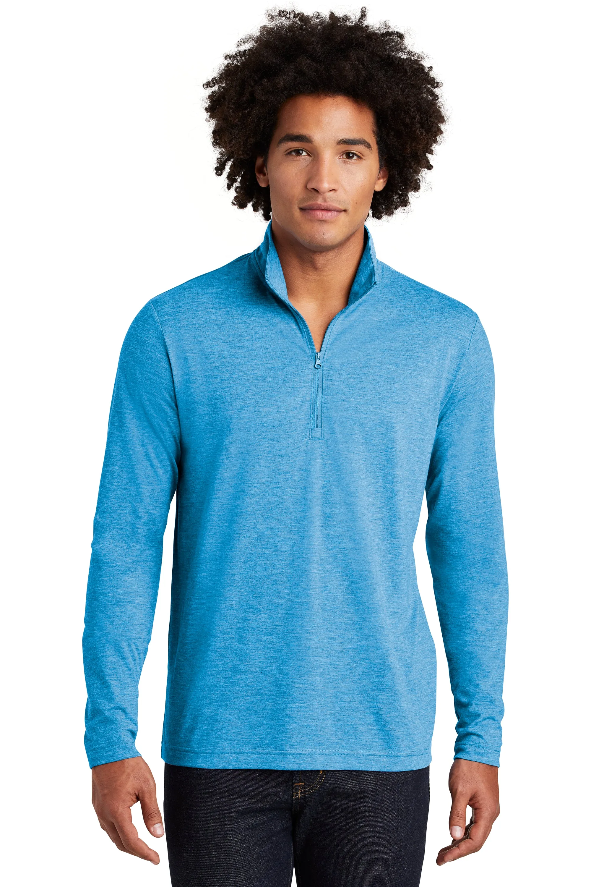 Sport-Tek  PosiCharge  Tri-Blend Wicking 1/4-Zip Pullover