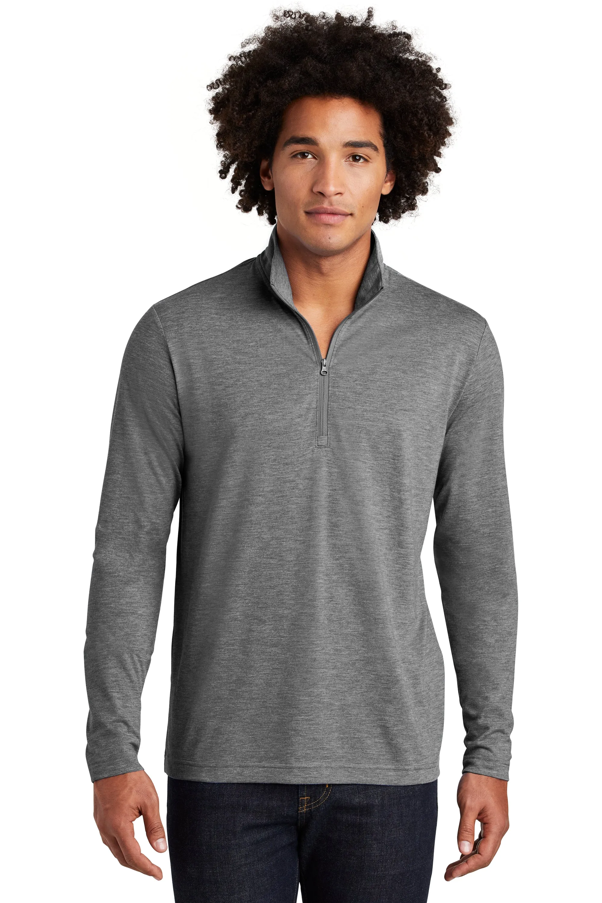 Sport-Tek  PosiCharge  Tri-Blend Wicking 1/4-Zip Pullover