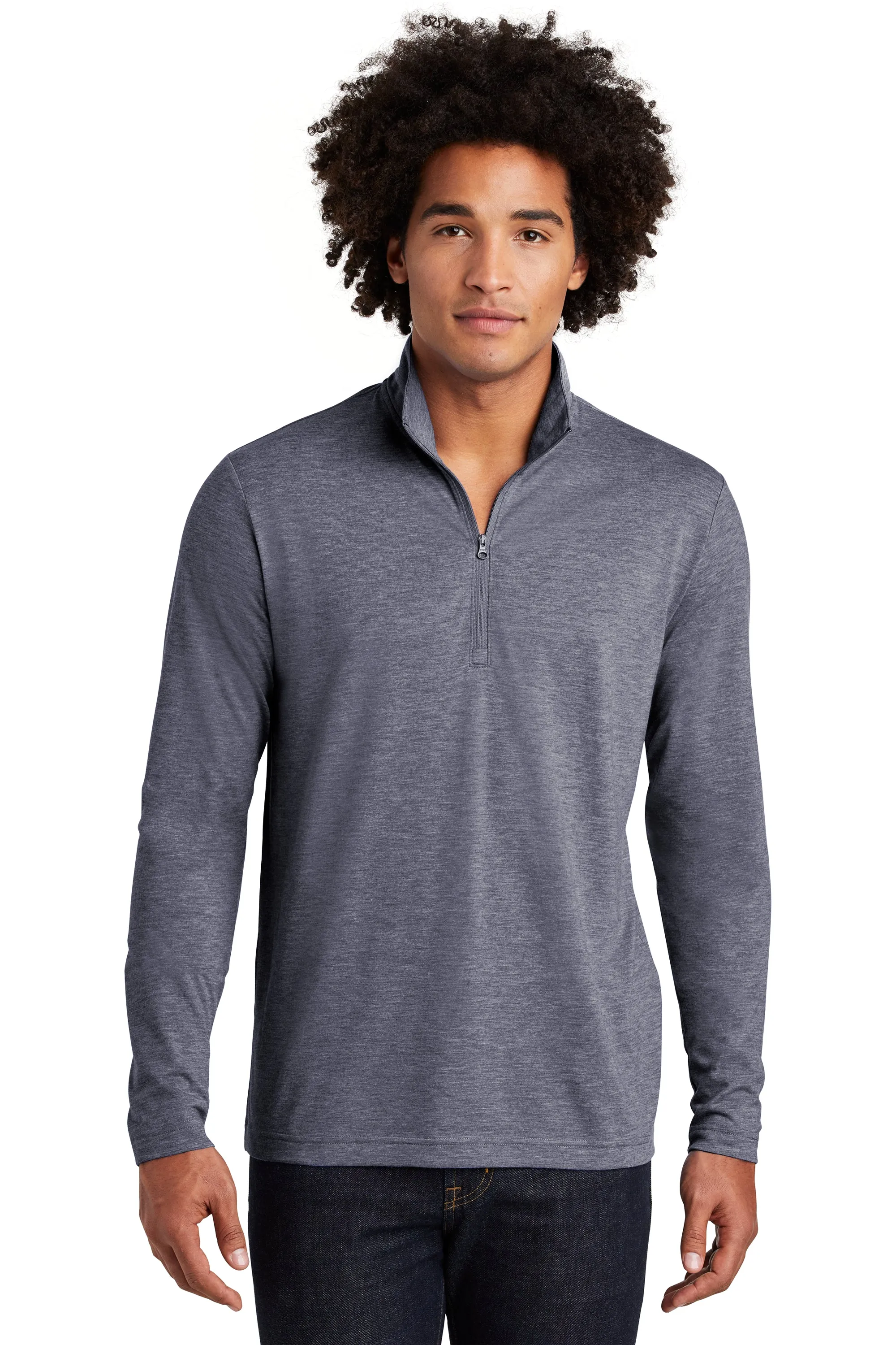 Sport-Tek  PosiCharge  Tri-Blend Wicking 1/4-Zip Pullover