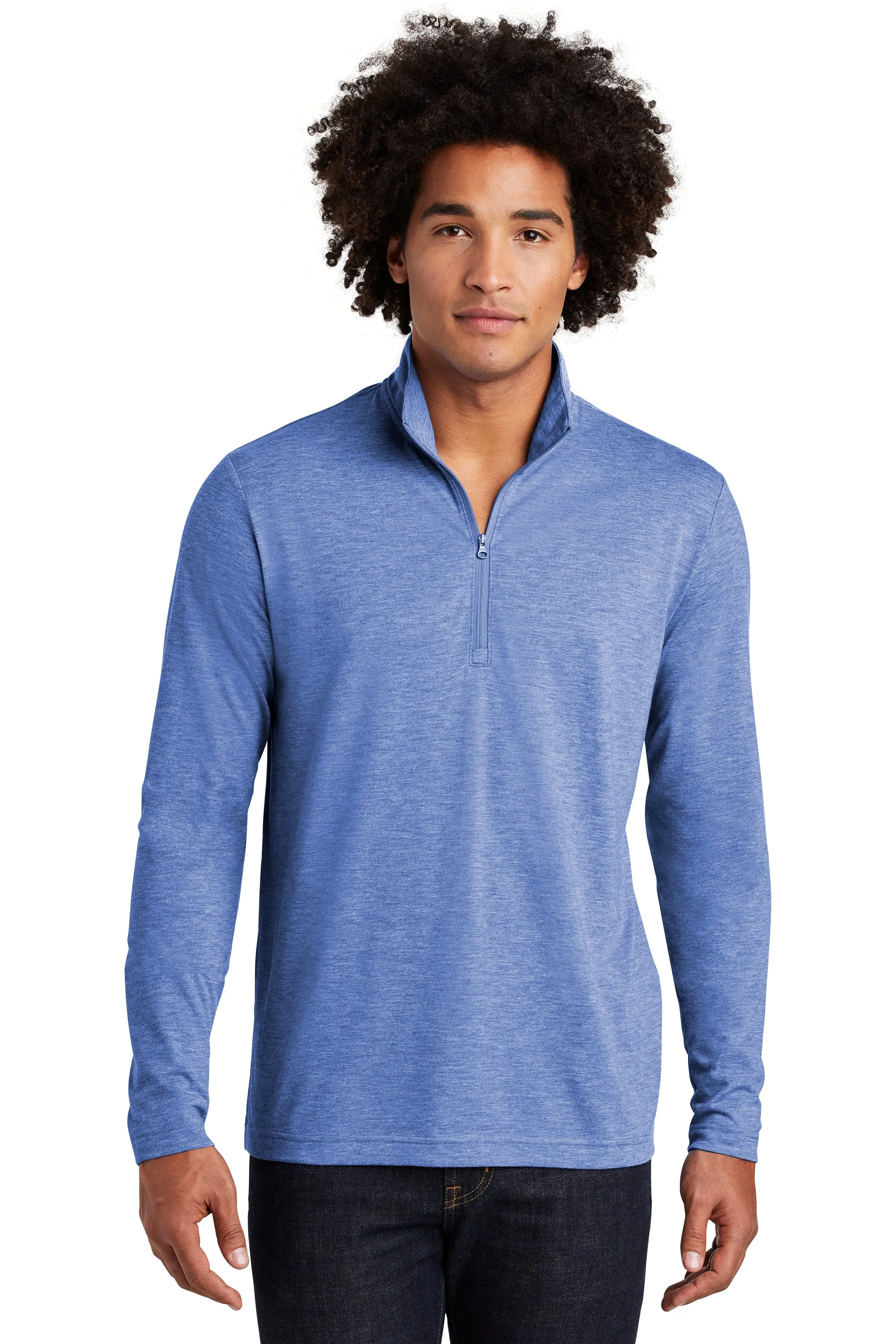 Sport-Tek  PosiCharge  Tri-Blend Wicking 1/4-Zip Pullover