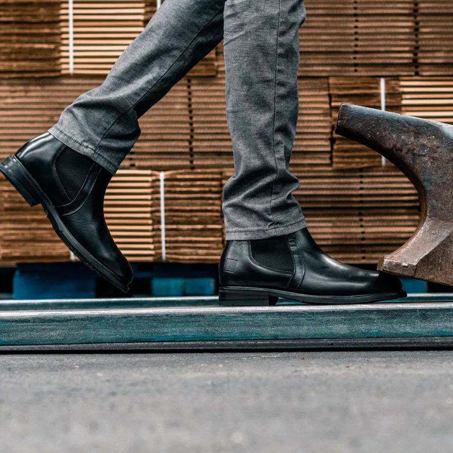 STEEL TOE CHELSEA BOOT WALLACE BLACK