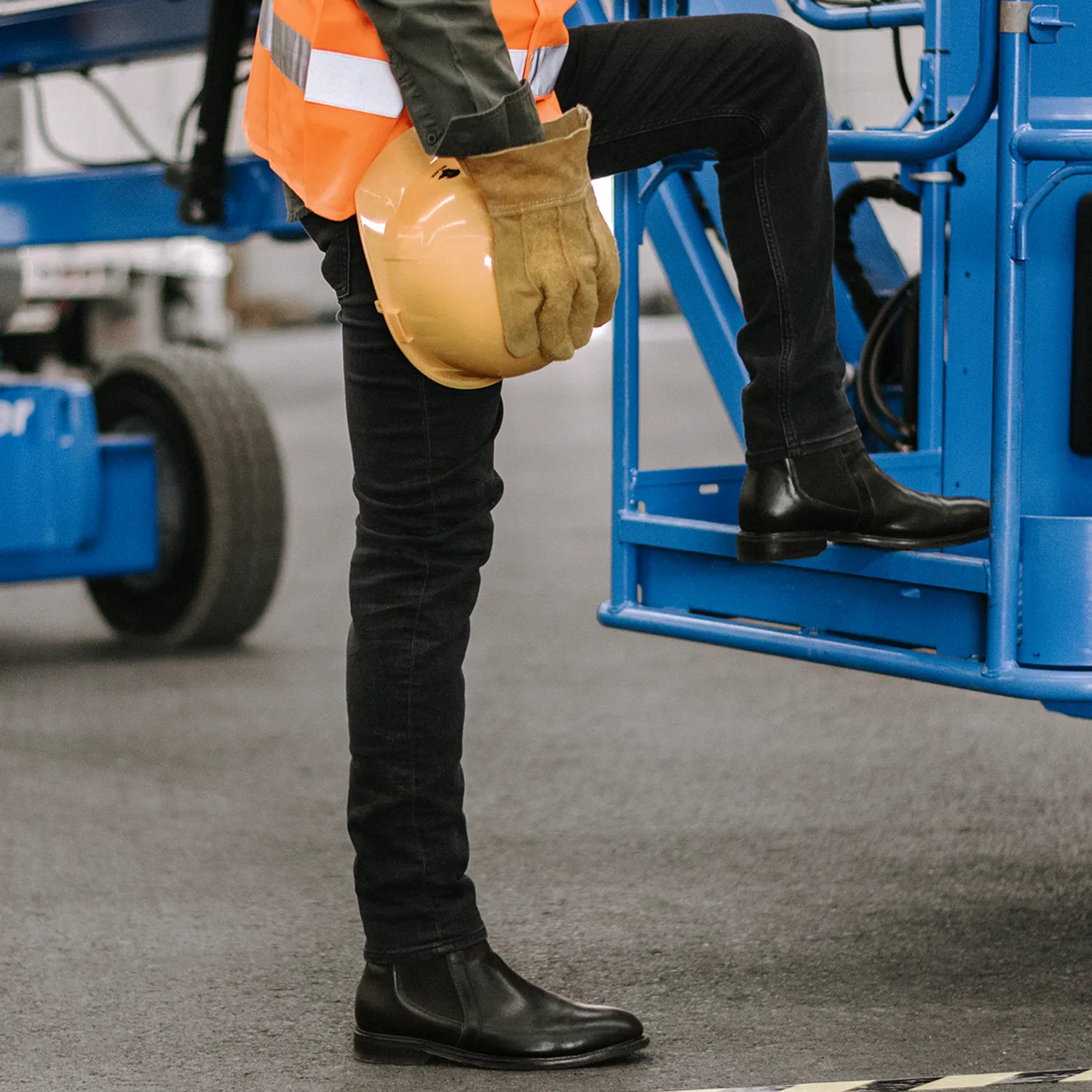 STEEL TOE CHELSEA BOOT WALLACE BLACK