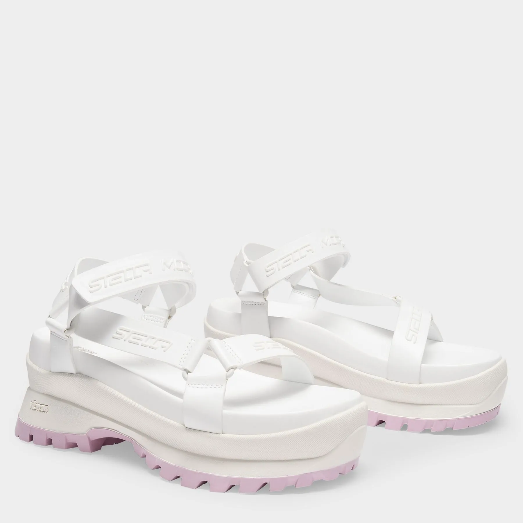 Stella McCartney  Trace Sandals in White Leather